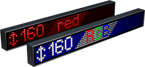 Электронное табло «Бегущая строка», модель Alpha 160 R (14120x200x120 мм)
