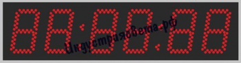 Электронные уличные часы-термометр Импульс-445N-HMS-T-EY2