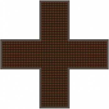 Светодиодный крест для аптек №2 (2-х сторонний)