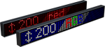 Электронное табло «Бегущая строка», модель Alpha 200 R (2040x240x120 мм)