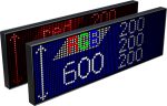 Электронное табло «Бегущая строка», модель Alpha 600 RGB (2040x640x120 мм)