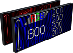 Электронное табло «Бегущая строка», модель Alpha 800 R (6440x840x120 мм)