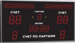 Спортивное табло для волейбола, модель Импульс-715-D15x6-D11x5-L2xS8x48-Ax2-ERY2 (Уличное исполнение)