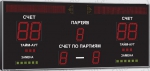 Спортивное табло для волейбола, модель Импульс-721-D21x4-D15x3-L2xS8x64-S3x2-S6x2-Ax2-ERYG2 (Уличное исполнение)