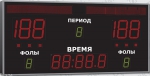 Спортивное табло для баскетбола, модель Импульс-721-D21x6-D15x5-D11x3-L2xS8x64-S3x2-ERG2 (Уличное исполнение)