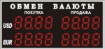 Табло курсов валют №1, модель PB-2-270х16d