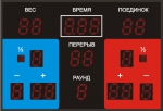 Спортивное табло для таэквондо №1, модель ТС-130х18_РБС-080-5х5х2b 