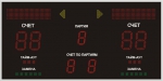Спортивное табло для волейбола №4, модель ТС-210х4_150х3_080-3х3х20_РБС-120-32х8х2b 