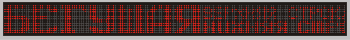 Электронное табло «Бегущая строка», модель Импульс-5100-208x16-EW2