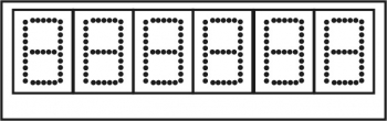 Табло таймер ДИАН ТТ100.6- 0.5