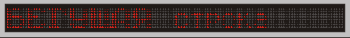 Электронное табло «Бегущая строка», модель РБС-080-288x8e