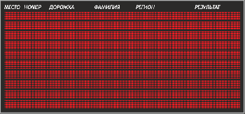 Табло для шорт трека №1.