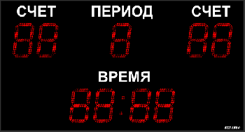 Базовое спортивное табло №27, Модель ТС-350х9b-base-ПК-ПДУ