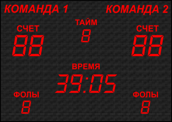 ТС-Р10-160-80-R (для помещения) Универсальный спортивный экран Р10 (одноцветный)