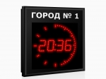 Табло часовых поясов Импульс-430PR-L1xD8-Y