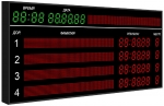 Табло для бассейна №8М модель ТС-130x38-РБС-120-96х8х5b