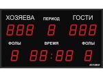 Универсальное спортивное табло №1М. Модель ТС-100х13b.