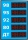 Групповое уличное табло АЗС, модель Импульс-621-5x1-ER2